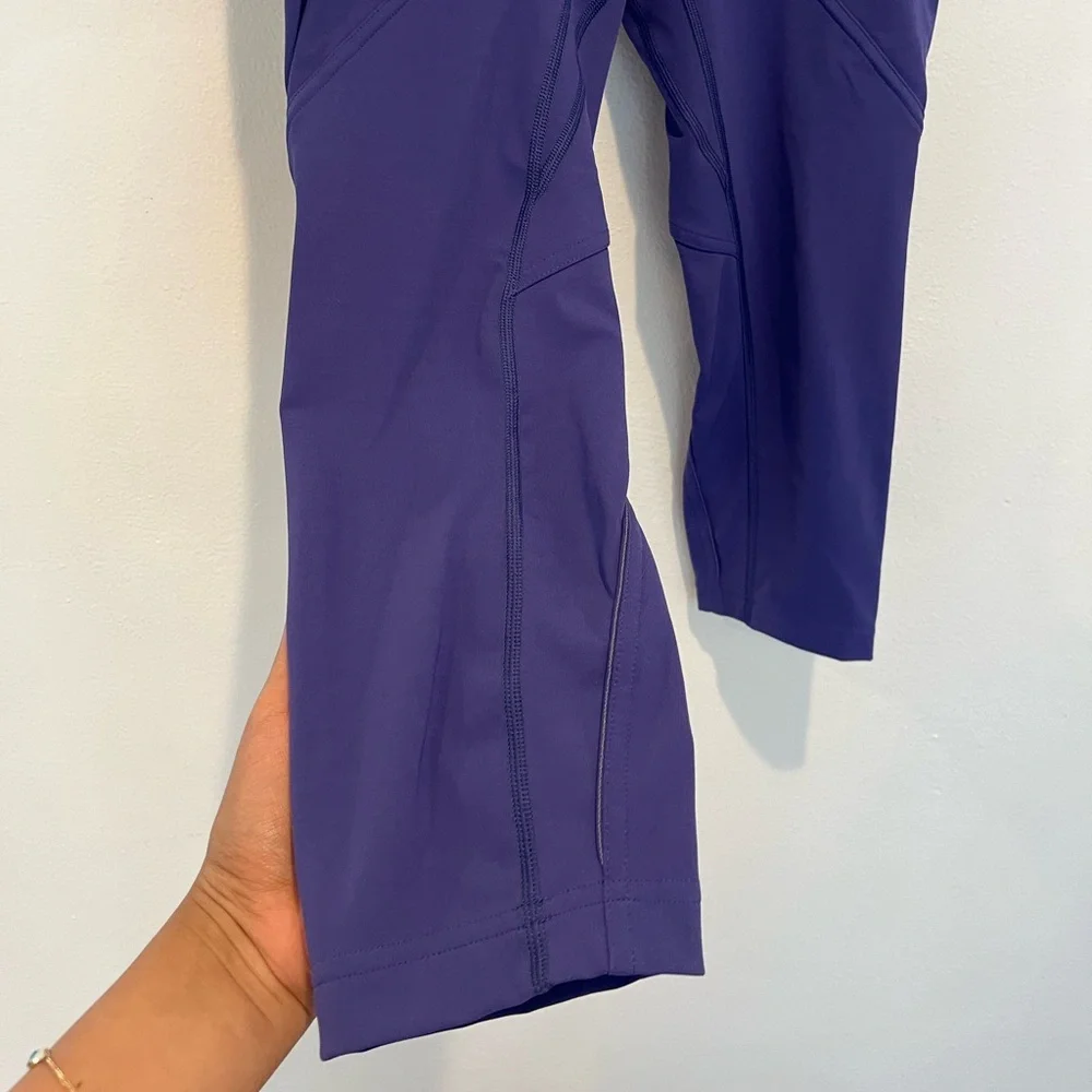 Lululemon Lead The Pack Purple Leggings Inseam 23” Size 8 - Picture 7 of 11